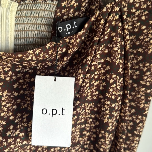 NEW O.P.T. Lenon Floral Midi Dress 8 - Picture 5 of 13